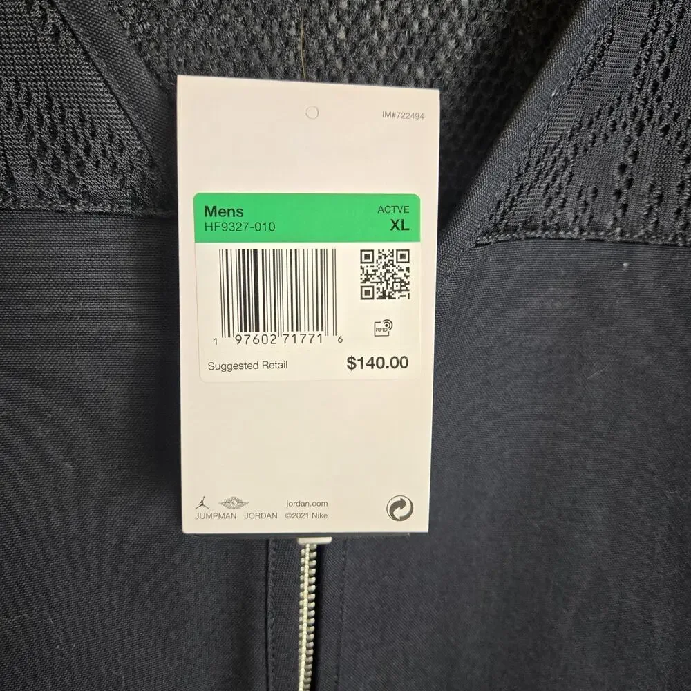 Jordan Essentials Black Men’s Utility Vest Sz XL NWT MSP $140 GORPCORE MOTO HIKE